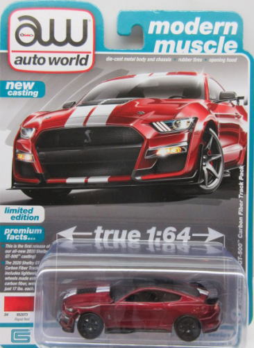 1/64 Auto World 2020 Shelby GT-500 Carbon Fiber Track Pack シェルビー アメ車 ミニカー