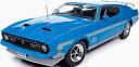 1/18 auto world 1972 Ford Mustang Mach1 グラバーブルーフォード マスタング マッハ1 ミニカー アメ車