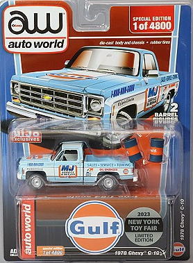 1/64 Auto World 1978 Chevy C-10 Gulf 1978 Chevy C-10 Gulf シボレー ミニカー アメ車