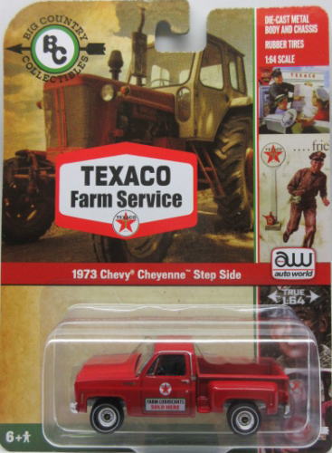 1/64 Auto World 1973 Chevy Cheyenne Step Side Texaco シボレー シャイアン アメ車 ミニカー