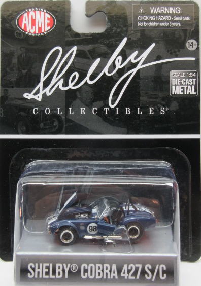 1/64scale シェルビーコレクティブルShelby Collectibles Shelby Cobra 427 S/C シェルビー コブラ ミニカー アメ車