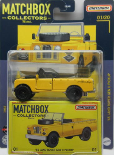 1/64 MATCHBOX '65 Land Rover Gen 2 Pickup ランドローバー ミニカー アメ車
