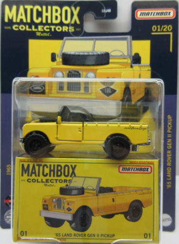 1/64 MATCHBOX '65 Land Rover GEN II Pickup ランドローバー ミニカー