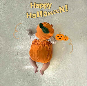【期間限定 20%OFF】 ハロウィン ベビー 仮装 かぼちゃ かわいい おばけ 南瓜 パンプキン セット 変身 なりきり 子供 ロンパース カバーオール 帽子 衣装 ハロウィーン 男の子 女の子 コスチューム 写真撮影 記念写真 ベビー服 コスプレ 秋冬 グッズ 60 70 80 90cm