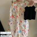 夏 女の子 ベスト 無地 柔らかい / 落書き プリント パンツ 長ズボン 子供服 キッズ かわいい 人気 部屋着 旅行 食事会 お出かけ 90cm 100cm 110cm 120cm 130cm 140cm