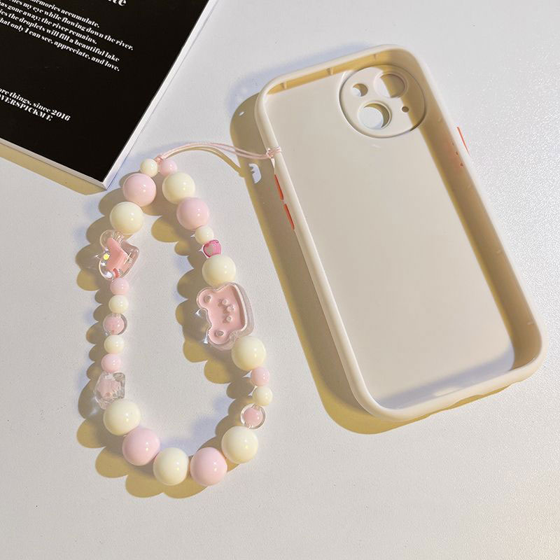 スマホケースのR＆M.sのスマホ ストラップ スマートフォンストラップ スマホストラップ ハンドタイプ 多用途 手首 スマホ 携帯 ハンドストラップ アクセサリー 落下防止 ビーズ スマホ ストラップ 手首ストラップ 鍵 バッグ 単品 シンプル 紛失防止 かわいい 可愛い 大人女子 携帯ストラップ｜アングル3