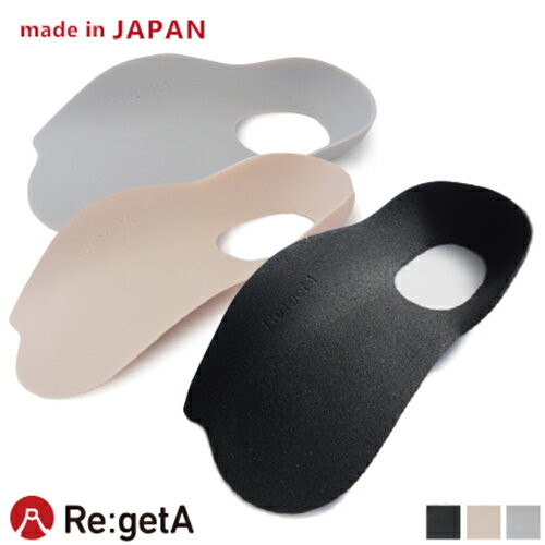 【メール便送料無料】リゲッタ インソール 中敷き 別売り ルーペ インソール つかれどめ MTR-1 ハーフインソール アーチサポート 立体 3D 偏平足 土踏まず 立ち仕事 旅行 洗える 日本製 レディース メンズ R-ark ラークのサムネイル