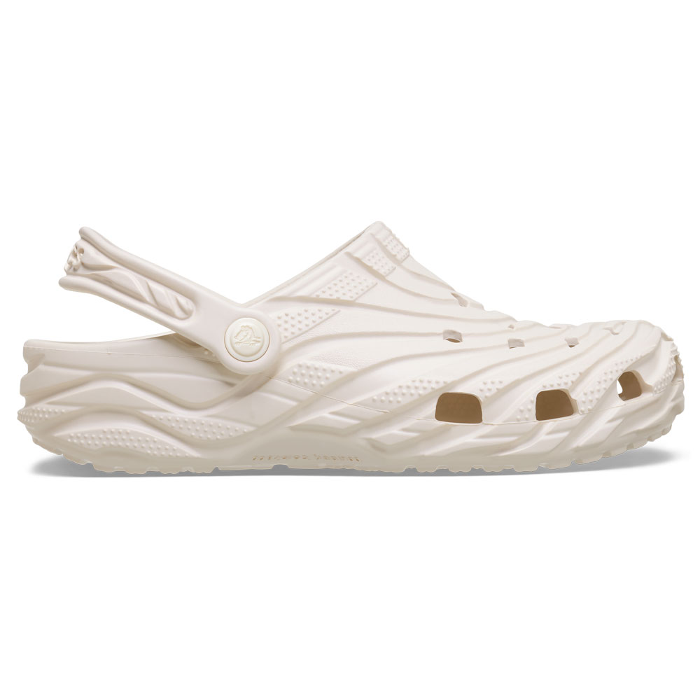 crocs クロックス 国内正規品 213440 ユニセックス メンズ レディース サンダル クロッグ Classic Erosion Clog Summit White 流線柄 サボ シンプル 履きやすい クッション性 白 ホワイト