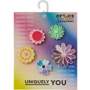crocs クロックス ジビッツ jibbitz アクセサリー チャーム 10013675 Floral Spin 5 Pack 5個セット フラワー スピン ...