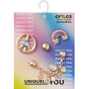 crocs クロックス ジビッツ jibbitz アクセサリー チャーム 10013693 Gold Mix Elevated 5 Pack 5個セット ゴール...