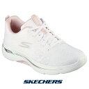 【今ならポイント10倍！】スケッチャーズ 124403-wlpk レディース スニーカー SKECHERS 靴 くつ shoes シューズ Engineered Knit Lace Up　GO WALK ARCH FIT