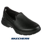 スケッチャーズ 124511-bbk レディース スニーカー SKECHERS ゴーウォーク Slip On GO WALK6 DORIN Leather Slip On スリッポン