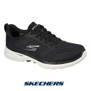 スケッチャーズ 124512-bkw レディース スニーカー SKECHERS 靴 くつ ブラック 黒 GO WALK 6 - BOLD VISION Sparkle Mesh Bungee W/Hot Melt Details ゴーウォーク