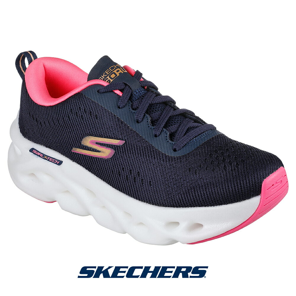 スケッチャーズ 128791-nvy レディース スニーカー SKECHERS 靴 くつ ゴーラン シューズ shoes fast GO RUN SWIRL TECH Basic Engineered Mesh W/HM Details glid step