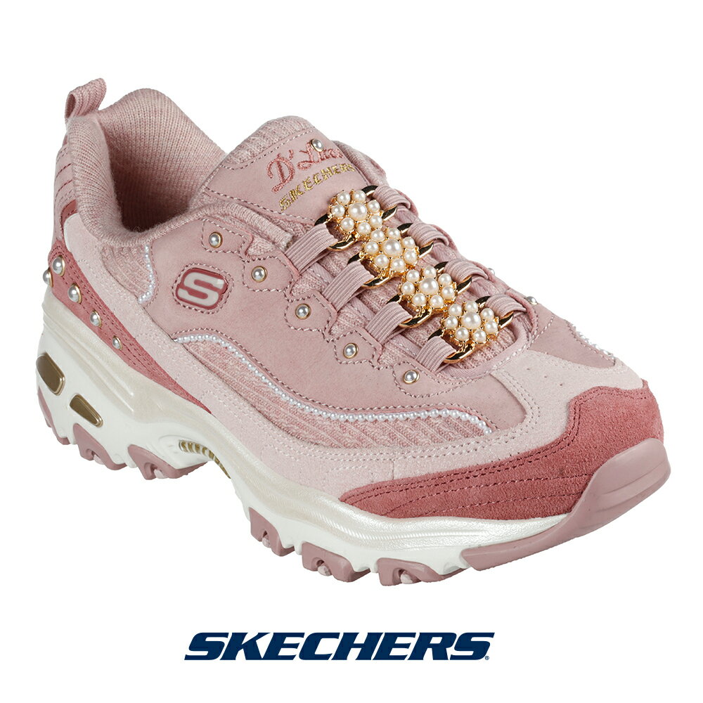 【楽天スーパーSALE★30％OFF】:スケッチャーズ 149739 レディース スニーカー SKECHERS くつ 靴 shoes シューズ DLITES - ORNAMENT Premium Heritage Cashmere Leather Overlay bungee 限定 ヘリテージのサムネイル