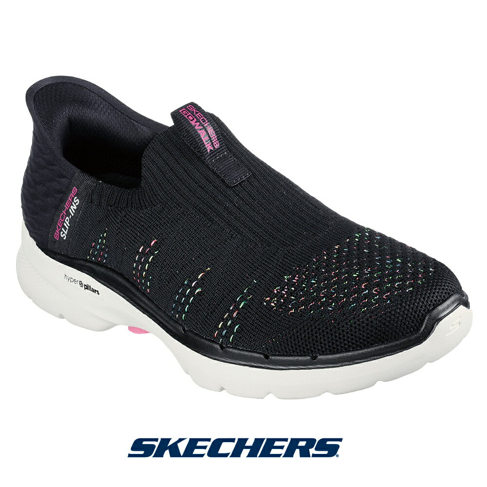 スケッチャーズ 124566-bkmt レディース スニーカー SKECHERS スリッポン スリップインズ Slip-ins 靴 くつ シューズ Knit Slip On W/Quick Fit Heel ニットスリッポン ストレッチ 手を使わず履ける ハンズフリー ゴーウォーク gowalk