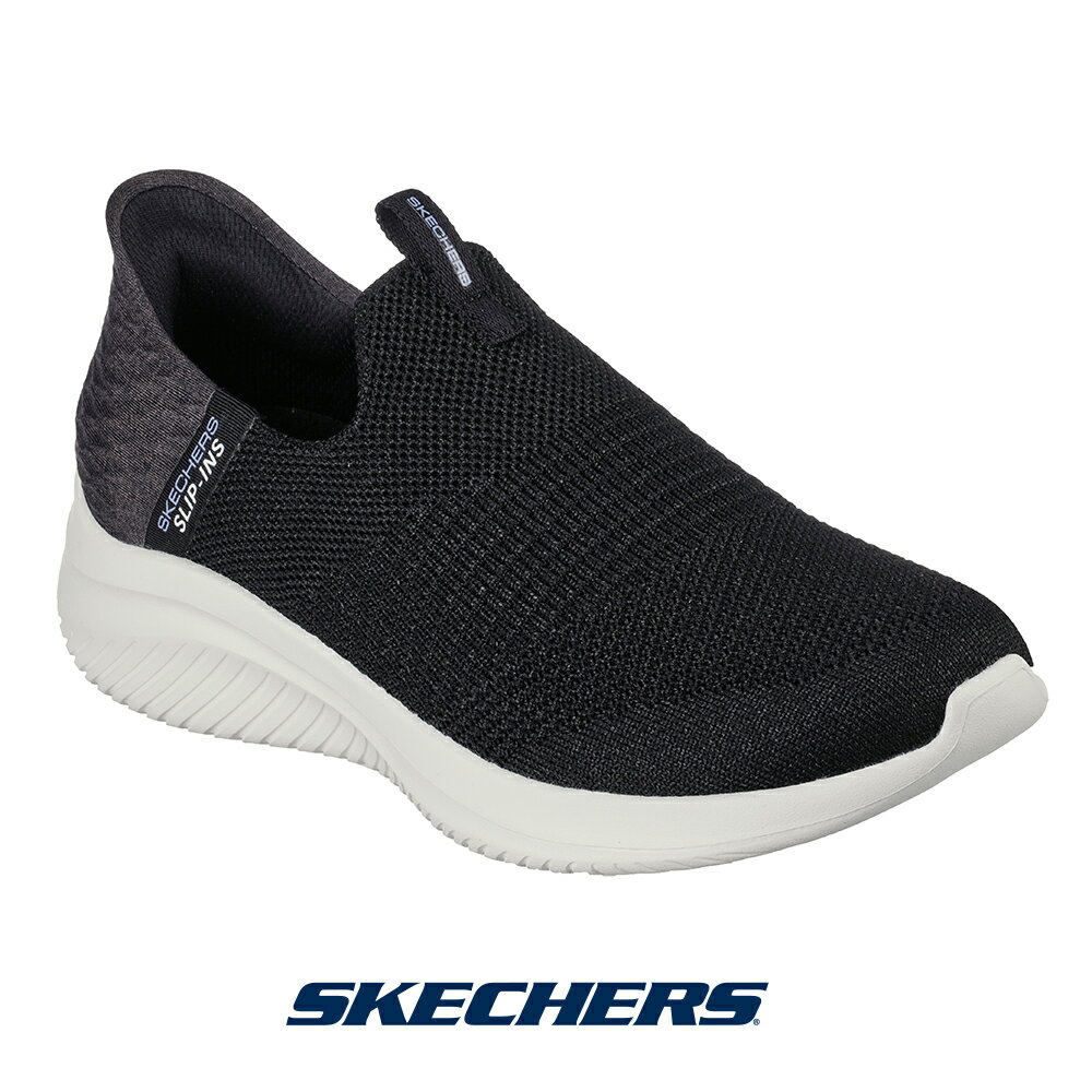 スケッチャーズ 149709-blk レディース スニーカー SKECHERS スリッポン スリップインズ Slip-ins 靴 くつ shoes 手を使わず履ける ULTRA FLEX 3.0 SMOOTH STEP Quick Fit Stretch Knit Jersey Trim Slip-On Air