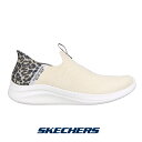 【今ならポイント10倍！】スケッチャーズ 149712-lpd レディース スニーカー SKECHERS スリッポン slip-on スリップインズ Slip-ins レオパード ヒョウ柄 靴 くつ ウルトラ フレックス 3.0 ナチュラル ステップ 手を使わず履ける