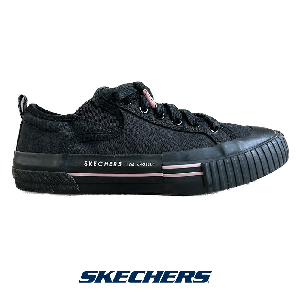 スケッチャーズ 155388-bbk レディース スニーカー SKECHERS くつ 靴 shoes シューズ 紐靴 Canvas Lace Up W/Gore & Pop Color Trim Fashion Sne ローテクスニーカ クラシックスニーカー 低反発 クッション