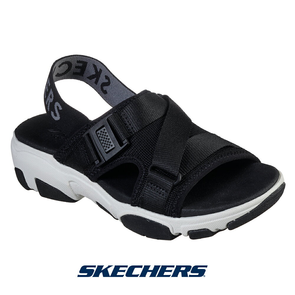 スケッチャーズ 163051-blk レディース SKECHERS サンダル スポサン Cut Out Slingback Sandal ダディー オー - ディブス スポーティーカジュアル スリングバック スライドサンダル ストレッチ生地ヒールバンド ヨガフォーム クッション入り