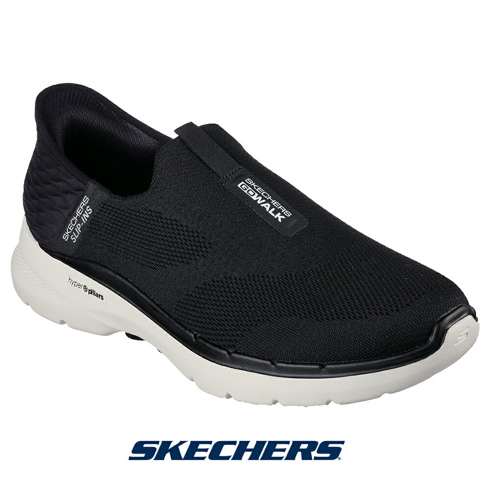 スケッチャーズ 216278-blk メンズ スニーカー SKECHERS スリッポン スリップインズ Slip-ins 靴 くつ シューズ gowalk ゴーウォーク GO WALK 6 EASY ON 手を使わず履ける テレビでも話題　TVCM ハンズフリー イージー