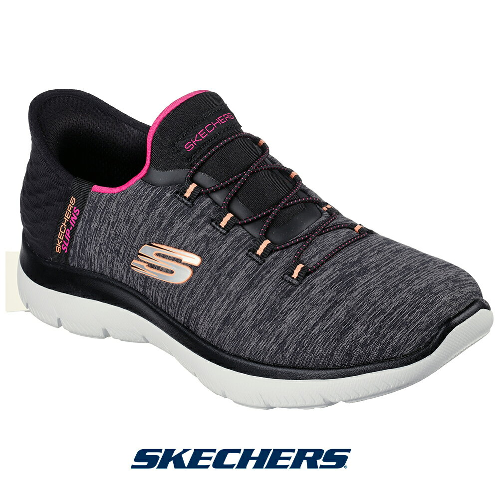 楽天リゲッタカヌー専門店 R-arkスケッチャーズ 149937-bkmt レディース スニーカー SKECHERS スリッポン スリップインズ Slip-ins 靴 くつ シューズ shoes バンジータイプ 手を使わず履ける テレビでも話題　TVCM　SUMMITS DAZZLING HAZE