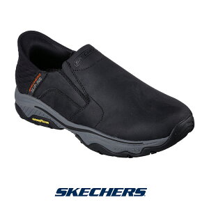 スケッチャーズ 204847-blk メンズ スニーカー SKECHERS スリッポン スリップインズ Slip-ins 靴 シューズ shoes レザー 本革 CRASTER - LANIGAN 低反発 メモリーフォーム memoryfoam グッドイヤー goodyear リラックス 立ったまま履ける