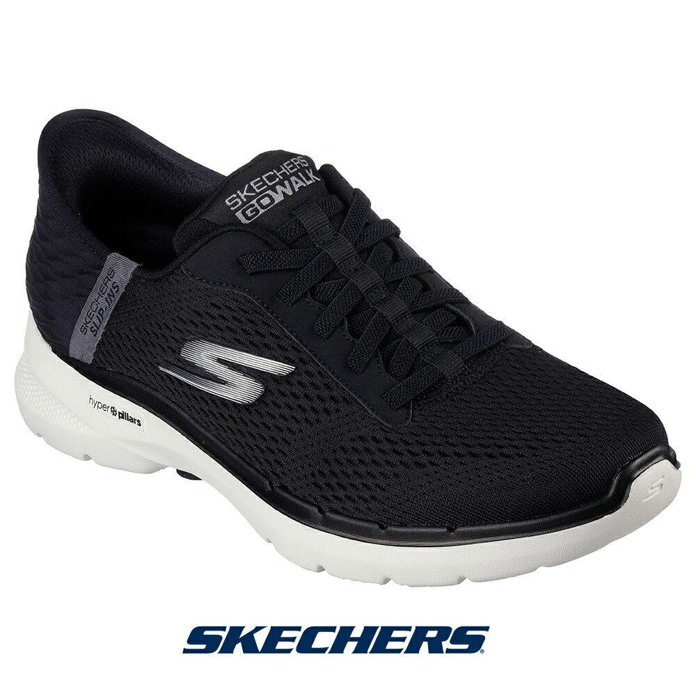 スケッチャーズ 216279-blk メンズ スニーカー SKECHERS スリッポン スリップインズ Slip-ins 靴 シューズ shoes gowalk ゴーウォーク GO WALK 6 - FREE HAND 低反発 高反発クッション ゴム紐タイプバンジー bungee 立ったまま履ける