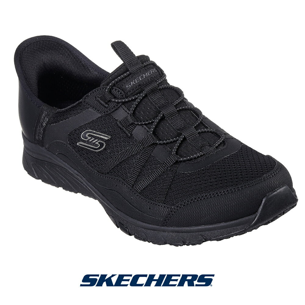 スケッチャーズ 104289-bbk レディース スニーカー SKECHERS スリッポン slip-on スリップインズ Slip-ins 靴 くつ シューズ shoes バンジータイプ Hands Free Slip-ins Gratis Sport Leisurely テレビでも話題 手を使わず履ける ハンズフリー