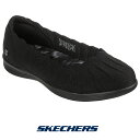 【今ならポイント10倍！】スケッチャーズ 136272-bbk レディース スニーカー SKECHERS 靴 くつ オールブラック go walk ON-THE-GO DREAMY Groovee Gal バレエ パンプス スカラップトリム