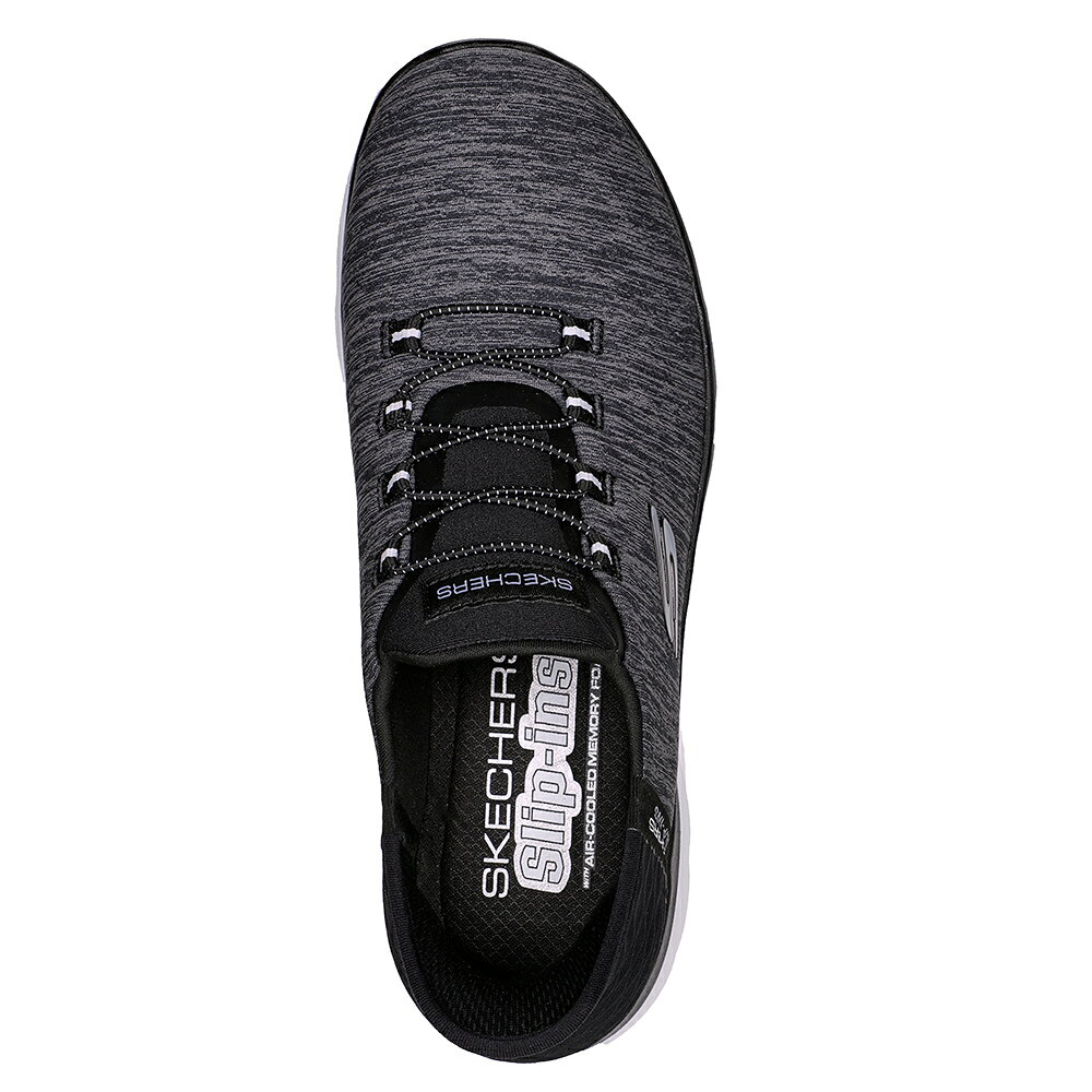 【今ならクーポンで600円OFF〜最大2,000円OFF！】スケッチャーズ 149937w-bkw レディース スニーカー SKECHERS Slip-ins Summits - Dazzling Haze スリップインズ サミッツ ダズリング ヘイズ slip-on 靴 ハンズフリー TVで話題 手を使わず履ける ワイド 幅広