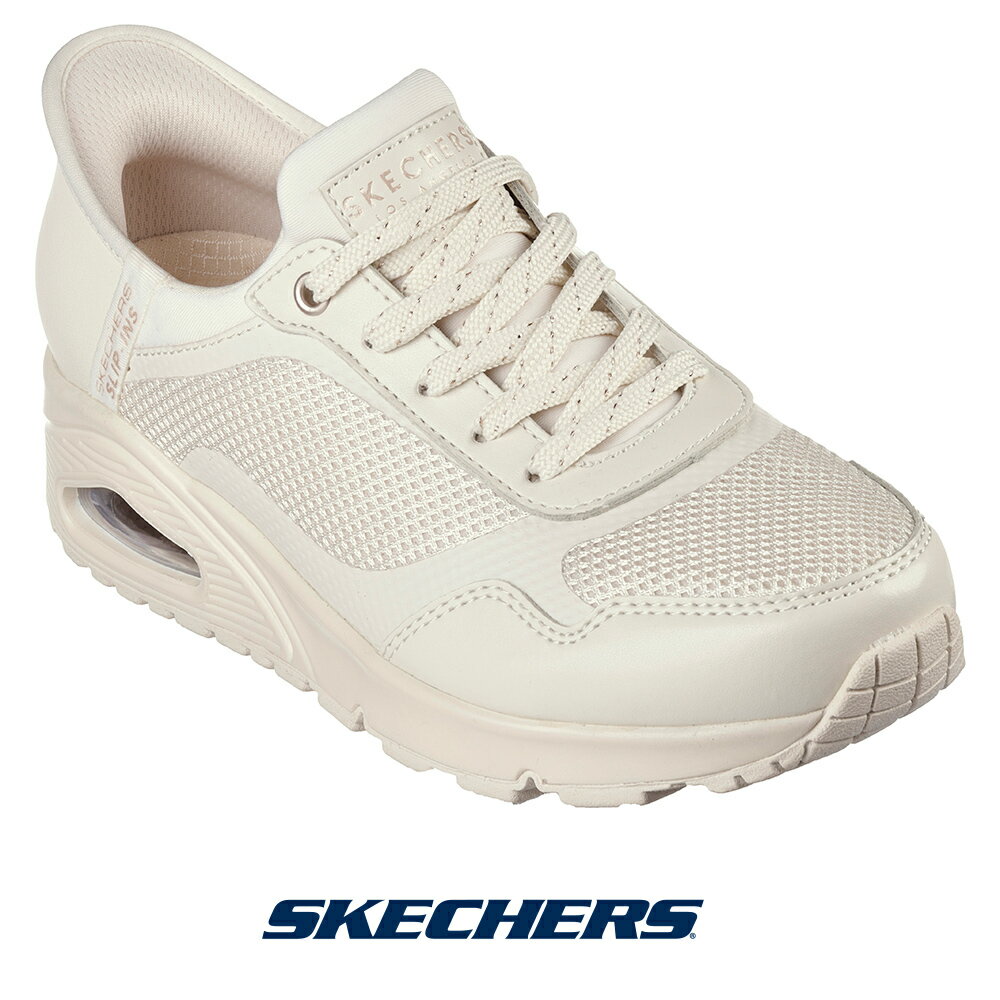 スケッチャーズ 177111-ofwt レディース スニーカー SKECHERS Hands Free Slip-ins Street Uno Slip-in Air ハンズフリー スリップインズ ストリート ウノ スリップイン エア 靴 くつ shoes シューズ 手を使わず履ける 低反発クッション