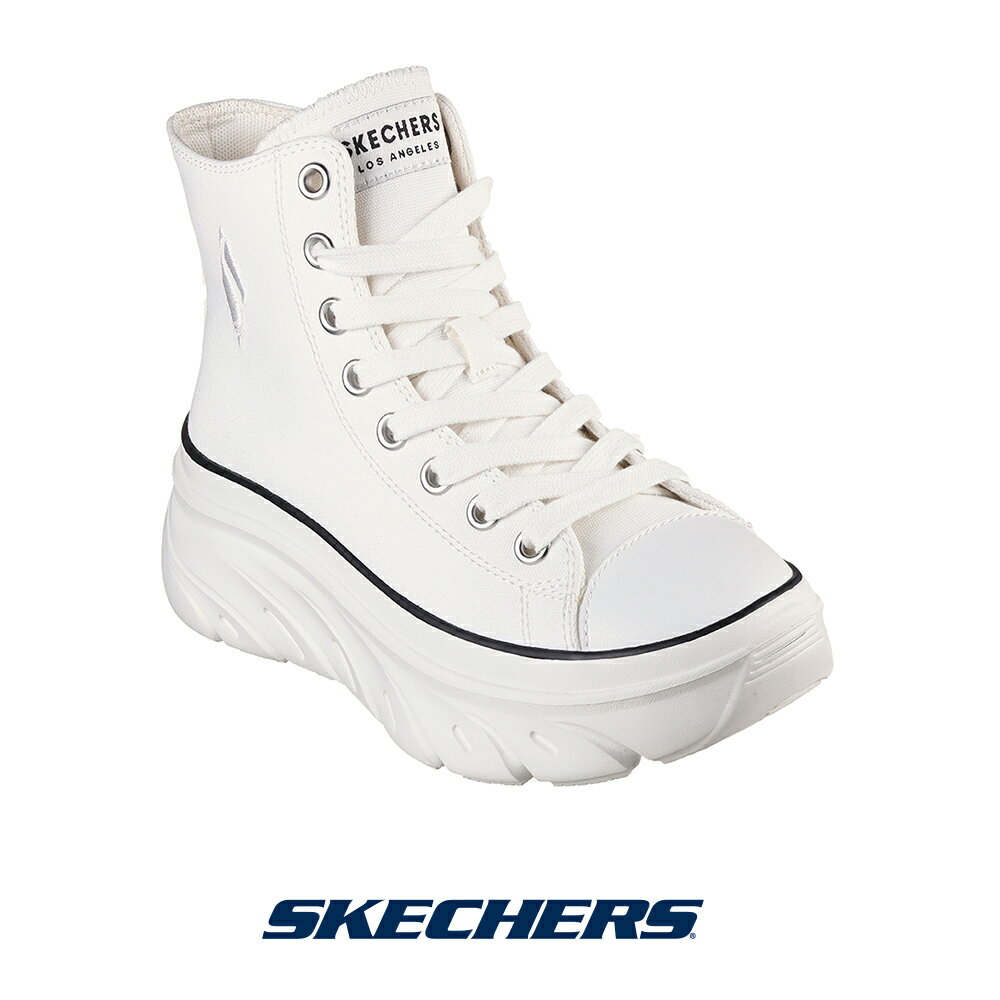 スケッチャーズ 177430-wht レディース スニーカー SKECHERS くつ 靴 shoes シューズ 厚底 ストリートシューズ FUNKY STREET - GROOVE WAY キャンバススニーカー ブーツスニーカー 厚底スニーカー ハイカットシューズ レースアップ 紐靴