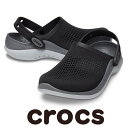 crocs クロックス 206708-bksltgrey ユニセックス メンズ レディース サンダル sandal LiteRide 360 Clog ライトライド 360 クロッグ スポーツサンダル スポサン アウトドア