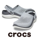 crocs クロックス 206708-lgryslgry ユニセックス メンズ レディース サンダル sandal LiteRide 360 Clog ライトライド 360 クロッグ スポーツサンダル スポサン アウトドア