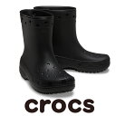 crocs クロックス 208363-black ユニセックス Classic Rain Boot クラシックレインブーツの商品画像