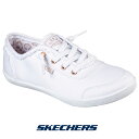 スケッチャーズ 33492-wht レディース スニーカー SKECHERS 靴 くつ シューズ shoes ボブス BOBS B CUTE Frayed Canvas Slip On W/Memory Foam Sock