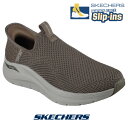 【今ならクーポンで2,000円OFF~最大4,000円OFF!】スケッチャーズ メンズ スリップインズ SKECHERS 232900-olv スニーカー スリッポン ARCH FIT 2.0 - CRAYN Slip-ins 手を使わず履ける ハンズフリー