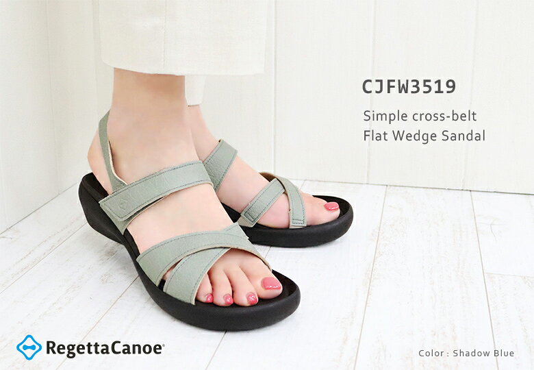 【SALE★30％OFF】リゲッタ カヌー サンダル レディース CJFW3519 クロスベルト フ...