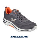 スケッチャーズ メンズ 216516 CCOR チャコール/オレンジ スニーカー SKECHERS GO WALK ARCH FIT 2.0 - IDYLLIC 2 ゴーウォーク アーチフィット ULTRA GO ウルトラゴー グレー メッシュ 紐靴