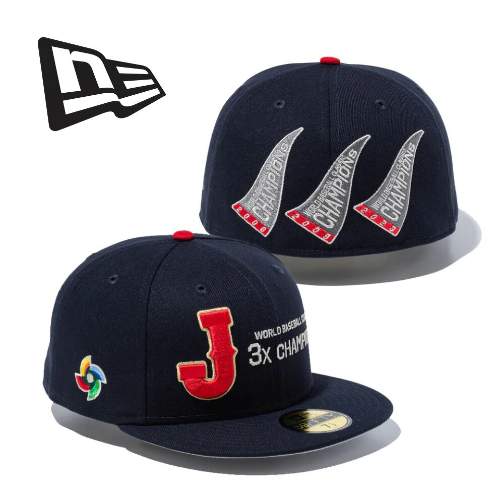 ニューエラ NEWERA キャップ WBC 2026 チャンピオン フラッグロゴ ネイビー 野球 侍ジャパン 14948244 メンズ レディース cap 59FIFTY World Baseball Classic Champion Flag Logo ワールドベースボールクラシック