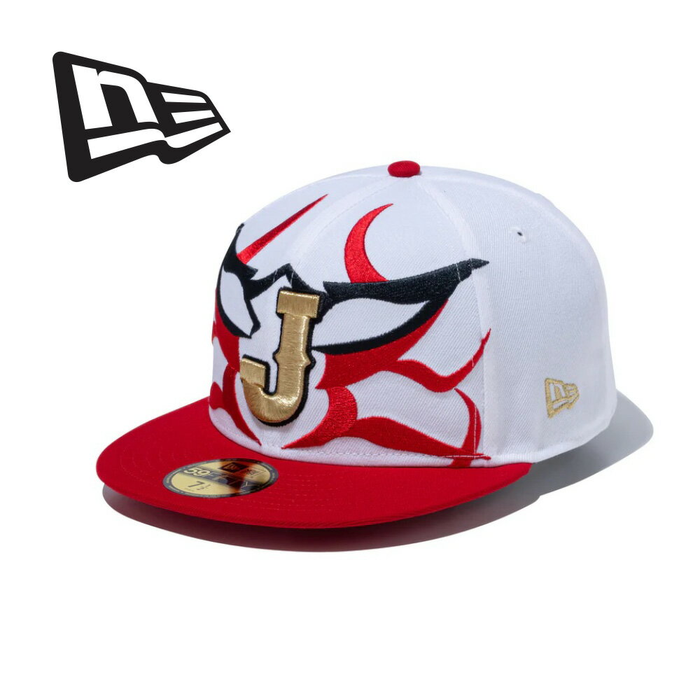 ニューエラ NEWERA キャップ WBC 2026 侍ジャパン 歌舞伎 KABUKI 14948257 メンズ レディース cap 59FIFTY World Baseball Classic ホワイト/スカーレット レッド ワールドベースボールクラシック