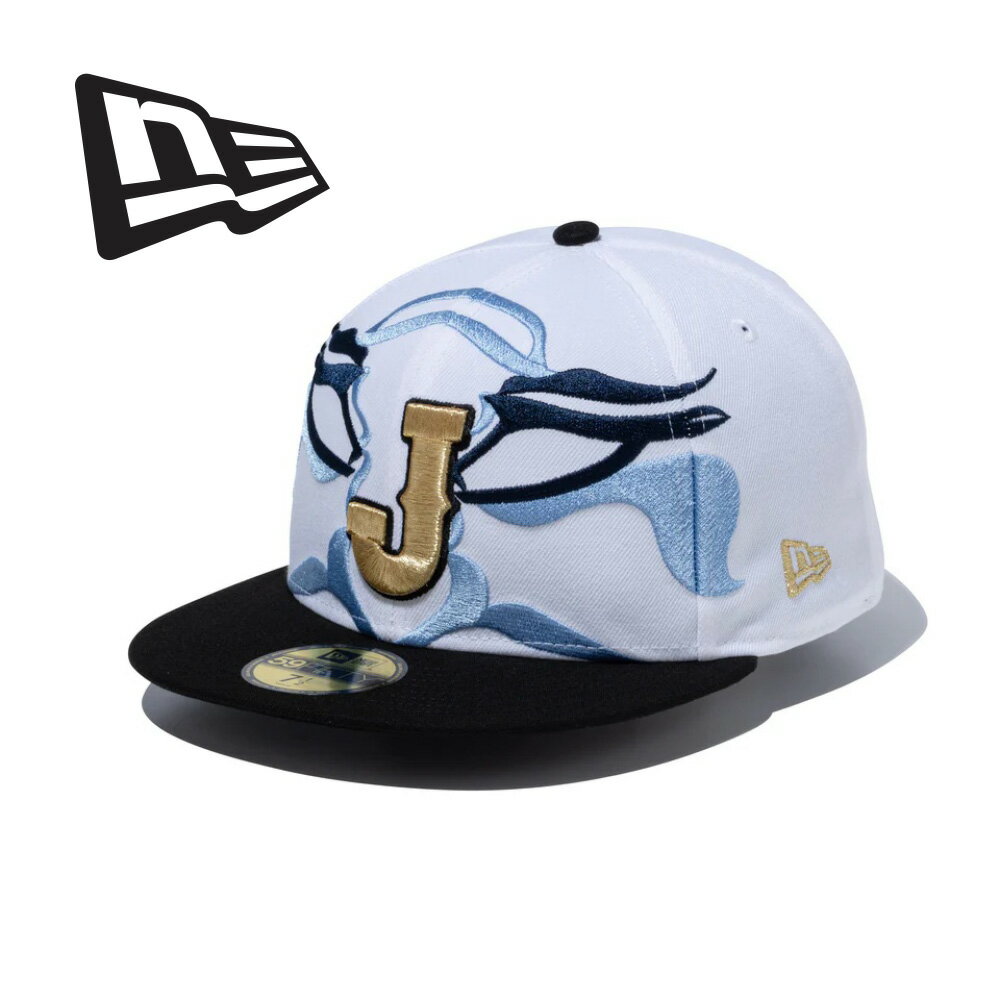 ニューエラ NEWERA キャップ WBC 2026 侍ジャパン 野球 歌舞伎 KABUKI 14948258 メンズ レディース cap 59FIFTY World Baseball Classic ホワイト/ブラック ワールドベースボールクラシック
