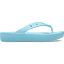 【今ならポイント20倍!】crocs クロックス 国内正規品 207714 Classic Platform Flip W Arctic 411 クラシック プ...