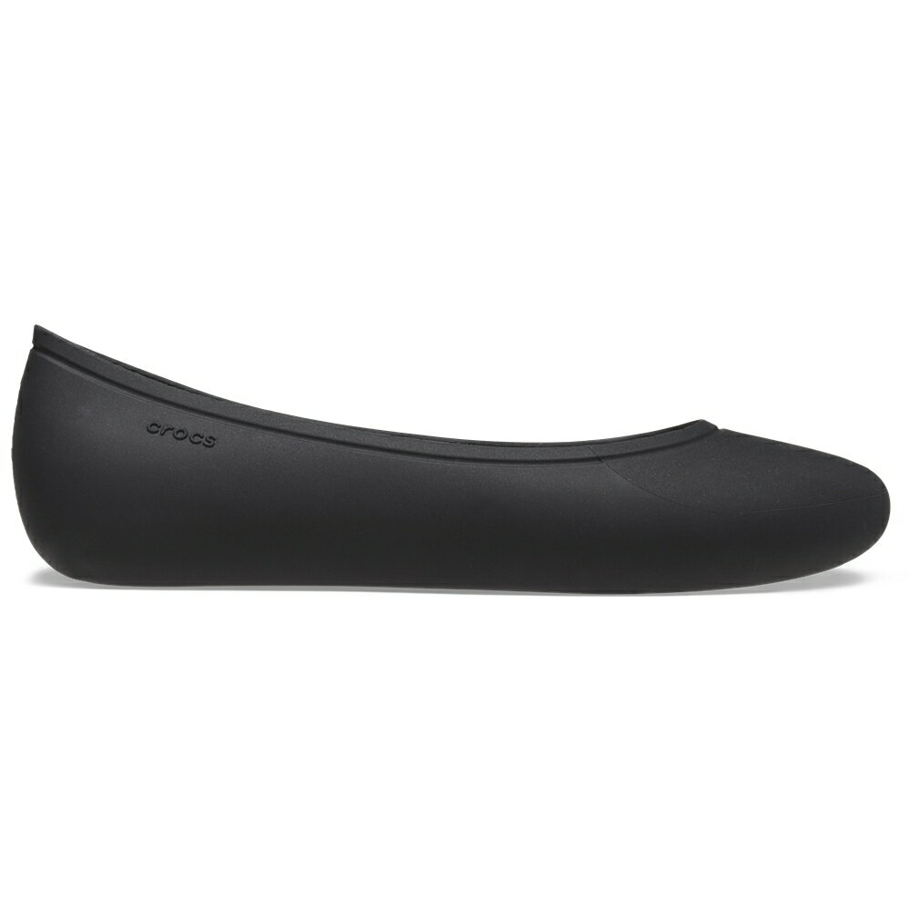 【アウトレット セール ★40％OFF】 crocs クロックス 国内正規品 209384 Brooklyn Flat Black 001 ブルックリン フラット パンプス シューズ ブラック 黒 レディース 女性 トレンド カジュアル シンプル リカバリーサンダル 安定感 快適