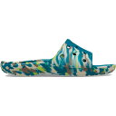 【今ならポイント20倍!】crocs クロックス 国内正規品 206879 Classic Crocs Marbled Slide クラシック クロックス マー...