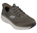 スケッチャーズ メンズ スリップインズ SKECHERS 232465-olv スニーカー DLUX WALKER 2.0 - T リラックスドフィット 手を使わず履ける ハンズフリー