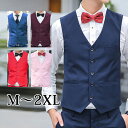 【30%クーポン】パーティードレス フォーマルもカジュアルもOK!! アッシャー ブライズメイド ドレス メンズ ベスト ジレ メンズ スーツ 生地 ジャケット...
