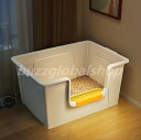 送料無料 猫 トイレ New Arrival キャットトイレ 全3色 大きい 特大 散らかりにくいネコトイレ 猫トイレ お掃除簡単 飛び散りにくい スコップ付き...