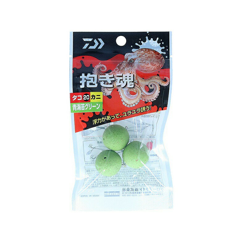 ダイワ 抱き魂タコ 20 青海苔グリーン | 釣具 釣り フィッシング